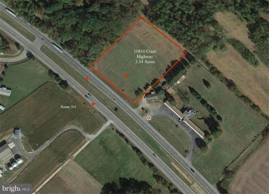 DRASTIC PRICE IMPROVEMENT !!Over 3 acres   for Commercial use located right on the 301, CV ZONING,,,, Route 301 North bound lane.
