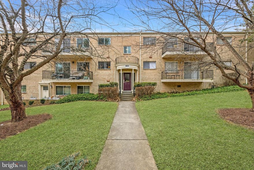 Nestled quietly in one of Bethesda’s best and most affordable condo communities, 10624 Montrose Ave #103 is a true rare find. This spacious two-bedroom residence offers over 1,000 square feet of living space, along with a private patio and dedicated storage unit. Gorgeous original parquet floors shine in the abundant natural light throughout. The kitchen features upgraded granite countertops and generous storage. The primary bedroom, complete with a walk-in closet, is thoughtfully positioned for privacy and quiet, while the second bedroom also offers parquet flooring, ample closet space, and beautiful natural light.

Residents of the Parkside Community enjoy walking trails, tennis courts, a summer pool, and a peaceful neighborhood atmosphere. Conveniently located near the Grosvenor Metro, commuting and city access couldn’t be easier. To top it off, the reasonable condo fee covers many utility costs. This is comfortable, convenient Bethesda living at its best—don’t miss the opportunity to make it yours.