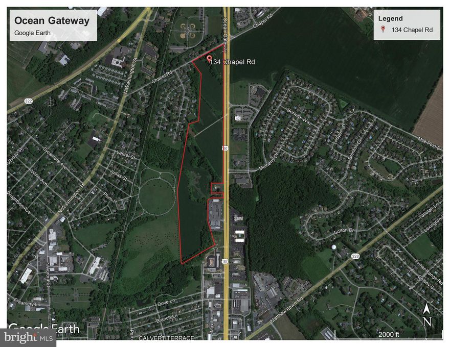 Don’t miss out on this rare opportunity to transform this 56+/ -acre parcel into a premier development project. This expansive property offers a blend of zoning options and fantastic exposure on Route 50, making it an ideal investment for developers. The property is well-suited for high-visibility projects including home improvement stores, pad sites, restaurants, and so much more. All utilities are at the site.  Located in the  prime area of Easton with easy access to major roads and amenities. Owner will consider all reasonable offers. Owner will develop for a credit tenant. This offering includes Tax Map 100, Parcel 0420 Chapel Road, Easton. Located in Easton’s Opportunity Zone! Contact us today to start turning your vision into reality! Available for Sale or Lease - call for additional information.