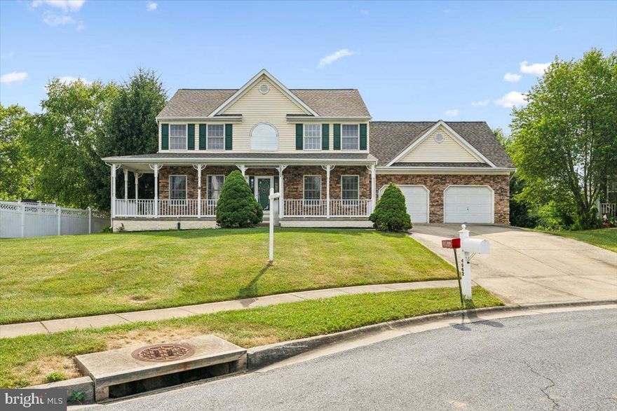 Welcome to 4962 Farringdon Ct, a charming single-family home in the sought-after Wellington Trace community of Frederick, MD. Nestled in a cul-de-sac, this spacious 4-bedroom, 2.5-bathroom residence seamlessly blends comfort, functionality, and modern upgrades.

The bright and inviting kitchen boasts large windows, white cabinetry, and a center island ideal for meal preparation and casual dining. Bay windows offer a delightful view of the backyard, with direct access to the deck and gazebo. The kitchen also features a new stove and microwave installed in 2024. Adjacent to the kitchen is a cozy family room with a gas fireplace, perfect for relaxing evenings.

The open floor plan includes a separate dining area and a large living room. The expansive primary bedroom features vaulted ceilings, a ceiling fan, and an ensuite bathroom with a double vanity, soaking tub, and separate shower. Additional bedrooms offer ample closet space. Home had newly installed carpet in 2021. Bathrooms were upgraded in 2022 with new toilets and faucets, and the foyer was enhanced with a new ceiling fan with a remote. The unfinished walk-out basement has plumbing in place for a future bathroom, offering potential for further customization. The air ducts were cleaned in 2023 .

The backyard provides ample space for gardening, play, or relaxation. The deck with a gazebo is perfect for summer barbecues or morning coffee. This home also includes a large porch, a spacious 2-car garage, and a shed for additional storage. Notable upgrades include a new hot water heater in 2022 and a roof replacement in 2019. Located in the Wellington Trace community, residents enjoy excellent amenities, including parks, walking trails, and playgrounds. Convenient access to major highways, shopping centers, restaurants, and schools makes this home an ideal choice. Don’t miss the opportunity to make this beautiful house your new home. Schedule a showing today!