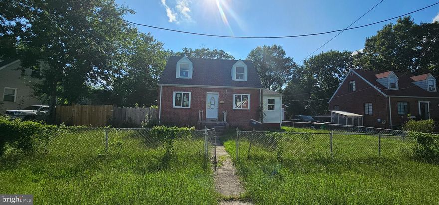 Discover a prime investment opportunity in the desirable North Forestville neighborhood. This charming 3-bedroom, 1-bathroom Cape Cod-style home, built in 1950, offers 1,386 sq. ft. of potential. The solid brick construction ensures durability, while the walkout basement presents an opportunity for additional living space or rental potential. Set on a generous 0.2-acre lot, this property features a driveway for convenient parking. With no pool to maintain, investors can focus on maximizing rental income or enhancing property value through strategic renovations. The absence of an HOA fee allows for greater flexibility in property management. Located in a growing area, this home is poised for appreciation, making it an ideal addition to any investment portfolio. Whether you're looking to rent, flip, or hold, this property offers a solid foundation for your real estate ambitions. Don't miss out on this chance to capitalize on a promising market!  Listing is posted as sight unseen, due to hazardous interior conditions.