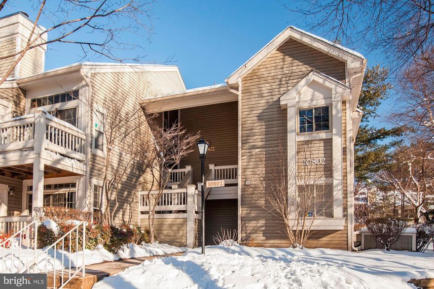 Perfect location in quiet part of complex. Two br/2 ba, Cathedral ceiling in LR, 1st floor unit with fresh paint and carpet throughout. Views of gardens. Parking included. Near Grosvenor Metro, Pike & Rose, Strathmore, Cedarwood park. Pool and courts. Move in today!