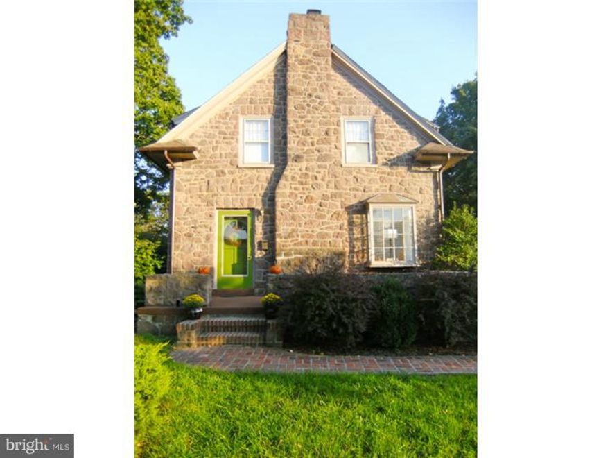 PLEASE NOTE THAT THIS IS A SHORT TERM 9 MONTH RENTAL.Your search for a single family rental ends here.  The home has been updated throughout. It's  welcoming and full of old world charm and character.  The tax records do not include a recent two story addition which houses the breakfast room, laundry, powder rm, second floor full bath and bedroom. The entire home features lovely hardwood floors throughout. A handy custom built in entertainment center can be found in the living room. The spacious dining room opens to the kitchen allowing for easy entertaining options.  You'll find a gas range in the kitchen as well as built in dishwasher, microwave and pantry closet. The newly constructed breakfast area provides a bright, cheerful area for mealtimes. The main bedrm, two additional bedrms, an open den area and two full baths complete the second floor. The cozy back yard is highlighted by a brick patio.  Another notable feature is the detached stone 2 car garage.