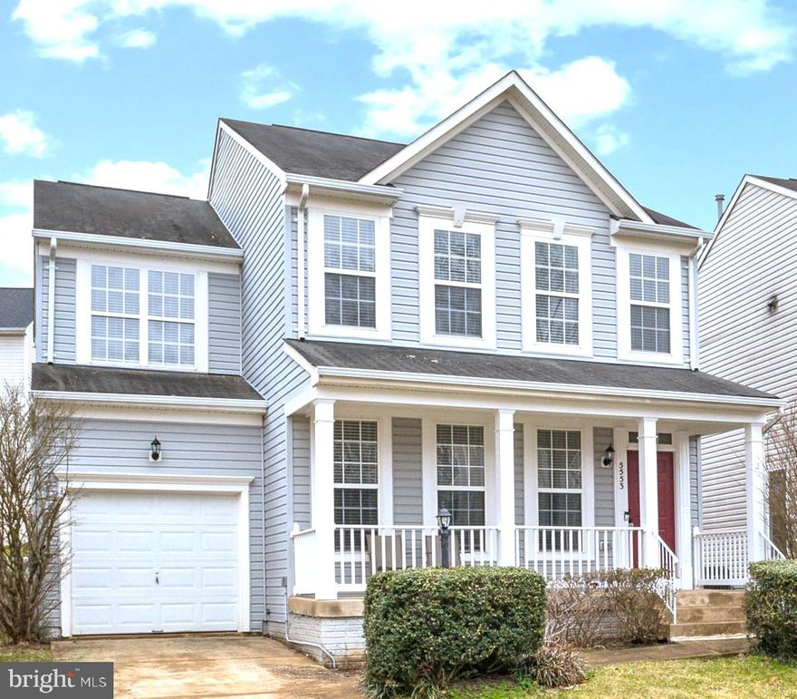 ASSUMABLE 3% VA RATE!

Welcome to Ashland! This stunning home is perfect for comfortable living and entertaining. Walk up to a charming front porch and  be welcomed to a spacious living room features gleaming hardwood floors that extend throughout the main level, creating a warm and inviting atmosphere. The open dining area offers plenty of space for a large table, ideal for hosting family and friends.

The kitchen is a true highlight—featuring a brand new refrigerator and stove, a large island, and a dinette space that comfortably seats at least four people. It opens up seamlessly into the family room, making it perfect for cooking, entertaining, or simply relaxing while watching TV. Just off the kitchen, you’ll find a convenient laundry room with a recently replaced washer and dryer, leading directly into the garage.

Upstairs, the master suite is an oasis, boasting a vaulted ceiling, an enormous walk-in closet, and a luxurious master bath with a separate shower, Jacuzzi soaking tub, and double vanity. Three additional spacious bedrooms share another full bathroom, providing plenty of space for the whole family.

The fully finished basement is an added bonus, featuring plush carpeting, a third full bathroom, a bonus room with a walk-in closet, and a large storage area. Outside, the large fenced-in backyard offers plenty of room for play, along with a small garden space to grow your own vegetables.

This home is also updated with an HVAC system replaced just five years ago, a water heater replaced in 2021, and brand new gutters. With 300+ more square feet than comparable homes recently sold in the area, it offers exceptional space and value. The Ashland community center is just a short walk away, featuring basketball and tennis courts, an outdoor pool, a gym, and a playground. You’re also conveniently located just a mile from two shopping centers, three miles from Fortuna Center Plaza, and only four miles from I-95, ensuring easy access to all your needs. Don’t miss out—come see this beautiful property for yourself!