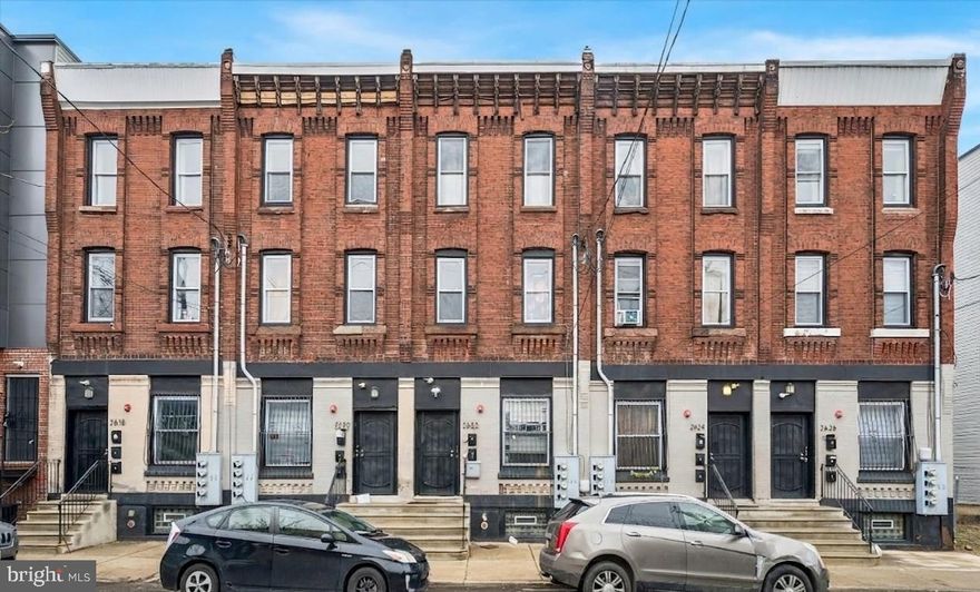 Welcome to 2626 N. 11th Street, a fully renovated (2017) legal triplex where the seller is offering a $20,000 seller assist that can be used toward closing costs, repairs, upgrades, or an interest rate buy-down. This well-maintained, income-producing property features updated kitchens and bathrooms throughout, providing modern finishes that attract and retain quality tenants while minimizing deferred maintenance. The first-floor unit is a renovated one-bedroom apartment currently renting for $1,213 per month. The second-floor two-bedroom unit is rented at $950 per month and is eligible for a PHA rent increase at the end of the current lease in August 2026, presenting built-in growth opportunity. The third-floor two-bedroom unit has also been renovated with an updated kitchen and bathroom and offers a projected rent of $1,200 per month. With separate utilities and strong rents already in place, this property is ideal for an investor seeking a stable, cash-flowing asset with minimal management requirements. Conveniently located near Broad Street, major highways, public transportation, neighborhood shops, schools, and parks, the property offers tenants easy access to Center City and surrounding areas, making it a highly desirable rental location. Investors also have the unique opportunity to purchase this property individually or as part of a package deal, as 2618, 2620, 2622, and 2624 N. 11th Street have all been renovated and will be available to be purchased together or separately, allowing for strategic portfolio expansion in one concentrated location. Whether you’re looking to expand your holdings or owner-occupy one unit while tenants offset your mortgage, 2626 N. 11th Street presents a compelling investment opportunity in a vibrant and well-connected neighborhood.