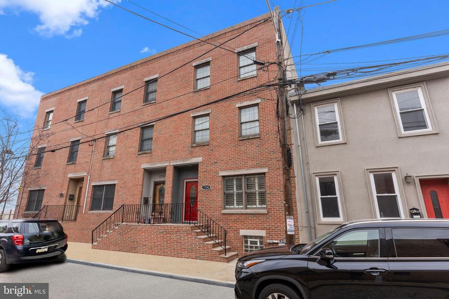 Nestled in the heart of Philadelphia’s Pennsport neighborhood, just steps from Dickinson Square Park, this stunning 20-foot-wide 2000 sq ft brick home offers a seamless blend of modern sophistication and functional design.  Upon entering, you’re welcomed into an expansive, light-filled living and dining area featuring soaring ceilings, custom crown molding, and rich hardwood floors. The gourmet kitchen is a chef’s delight, complete with granite countertops, custom tile work, tall cabinetry, and stainless steel appliances. A large glass door leads to a private outdoor space, perfect for relaxation or entertaining.  The finished basement is a standout, boasting sleek concrete epoxy flooring, a modern handrail, a stylish bar, a half bath, and a cozy TV area with built-in surround sound—ideal for game day gatherings. Additional storage and mechanicals complete this level.  On the second floor, you’ll find two spacious bedrooms, each outfitted with deep double closets and custom organization systems. A well-appointed full bathroom features a shower, tub, and dual vanity.  The third floor is dedicated to the primary suite, offering a serene retreat with soaring ceilings, an office space, a smart washer/dryer, and a custom walk-through closet. The en-suite bathroom is a true sanctuary, featuring an oversized glass-enclosed shower with exquisite tile work, a deep soaking tub, and a dual vanity with granite countertops.  Don’t miss this opportunity to own a thoughtfully designed home in one of South Philadelphia’s most sought-after neighborhoods. Schedule your private tour today!