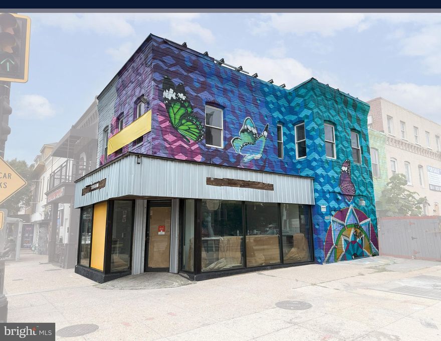 • Second generation restaurant with a large apartment located at the signalized NWC of 14th and H Street NE and ample outdoor space for cafe seating

 • Corner street retail frontage on the H Street NE corridor connecting Union Station to the west and the planned RFK Stadium redevelopment (170 Acres) to the east

 • Ideal for an Owner/User looking to open their own restaurant/cafe concept with the ability to either lease out the apartment for additional income or live upstairs

 • Opportunity to add value through converting the 1,300 sf 1 bedroom apartment to 2+ bedrooms

 • Attractive SBA financing available with as little as 10% down