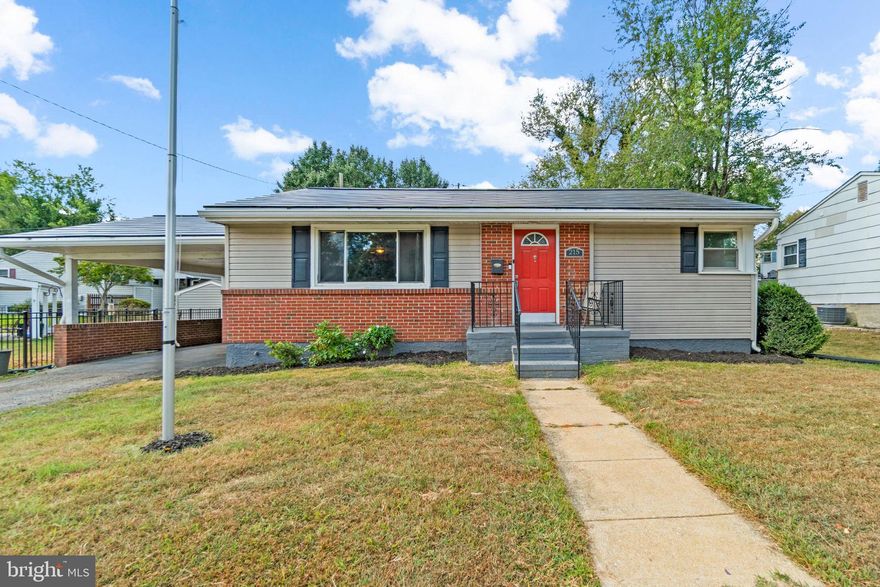 Outstanding rancher now available in sought after Crestwood. The home features an OWNED TESLA SOLAR ROOF (lease to be paid off at settlement).  These are not your traditional solar panels they are solar shingles!   This 3-bedroom, 2-bath home aims to please with gleaming hardwoods and updates throughout. The home welcomes you with a bright and sunny living room. From there you'll find the dining room and updated kitchen with cherry cabinets, stainless steel appliances and granite countertops. Additionally, you'll find an oversized primary suite plus two additional bedrooms and a second full bathroom. A bonus room finishes the level. On the lower level you'll find finished space great for entertaining, plus laundry and storage space.  Enjoy fresh air in a fully fenced rear yard—easy access to shopping, dining, and commuter routes.  Wired for a car charger!