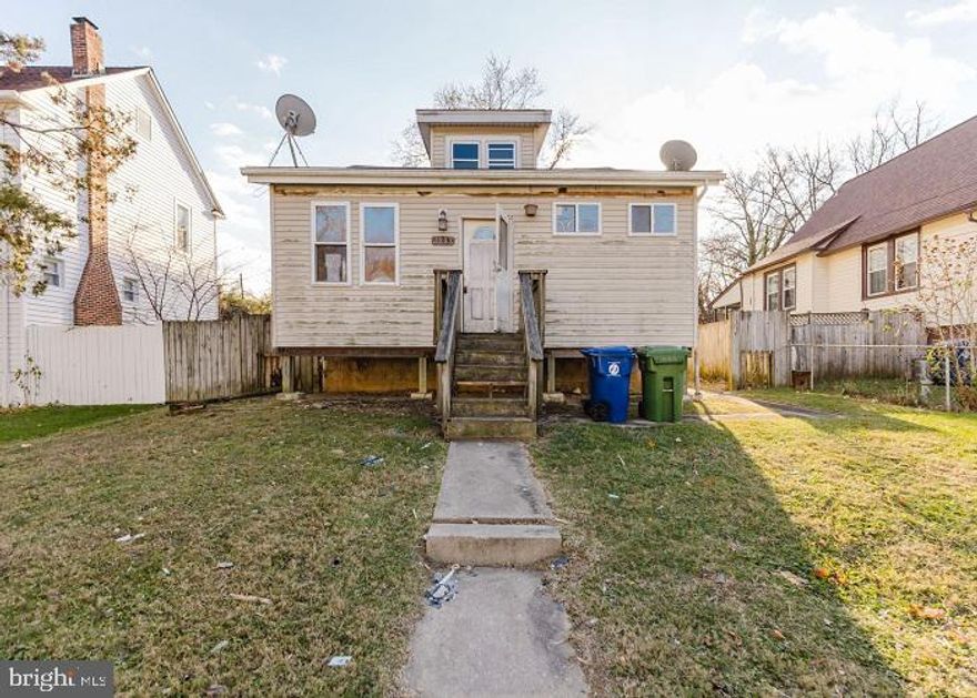 Great opportunity on this ranch style home with basement. It offers approximately 884 square feet of living space with 2 bedrooms and 1 bathroom. Built in 1928 many updates and repairs are needed to move in but has potential. Roof needs attention.