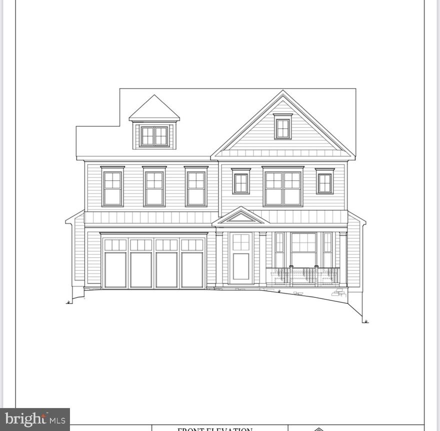 Another Fabulous New Dream Home built by Stipp Builders!  Over 5,000+  finished sq ft. with five bedrooms, five full and one half baths. Greeted by a welcoming beautiful flag stone front porch. Main Level has a fabulous gourmet kitchen with custom cabinets, professional-grade stainless steel appliances, gorgeous quartz countertops, a large center island w/ a waterfall quartz counter top, a breakfast nook with a large window, all opens to family room with with a fireplace.  Family room has high coffered ceilings. Oversized sliding doors go from the family room to a large deck perfect for entertaining and a fenced in private backyard.  Main level office, great for those work from home days! Foyer, Dining room,  and office all have coffered ceilings. Powder room on main level & coat closet. Off of the kitchen, on the way to the garage, is a large mudroom,  finished with cubbies, a closet and a pantry.
Upper Level has a fabulous owner's suite with two walk in closets and a large spa like owner's bath with an oversized  shower and a free standing soaking tub.  Three more bedrooms all  with ensuite baths, laundry room with cabinetry . Large lower level recreation room with a wet bar, great for entertaining. There is also an exercise room, bedroom #5 and a full bath.  So much attention to detail and high end finishes   Anderson 400 Series Windows & Sliders, Top of the line Appliances, Exquisite Tile and Finishes. This fabulous home offers all the space you need to live, work, and play!  Sought after public and private schools. Steps away from Rock Creek Park, close to the Kensington Train Station, Saturday Farmer' s Market, Noyes Library for Young Children, the shops and restaurants of the Town of Kensington and all that living in the beautiful Kensington has to offer! Delivery May 2023