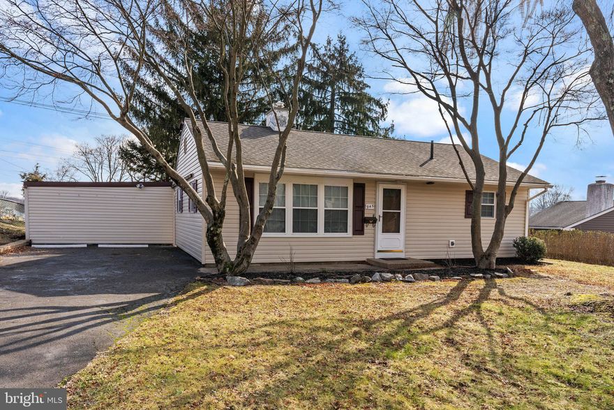 Move in condition rancher in the Willow Penn development; tucked away yet convenient to major routes!
3 bedroom and 1 full bathroom; new flooring and paint and updated bath; large storage shed and partially fenced yard; large driveway for offstreet parking