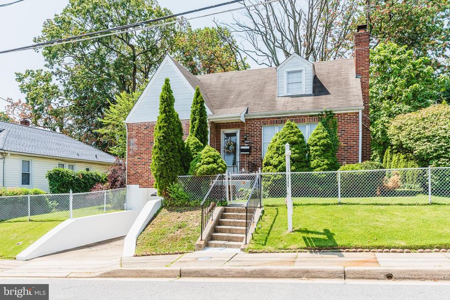 WELCOME HOME! 4 BEDROOM, 1.5 BATH CAPE COD--HARDWOOD FLOORING--ENTRY LEVEL BEDROOMS--LIVING ROOM WITH WOOD BURNING FIREPLACE--SUNROOM--FINISHED LOWER LEVEL WITH HALF BATH--FENCED REAR YARD WITH PATIO--1 CAR GARAGE AND SO MUCH MORE!