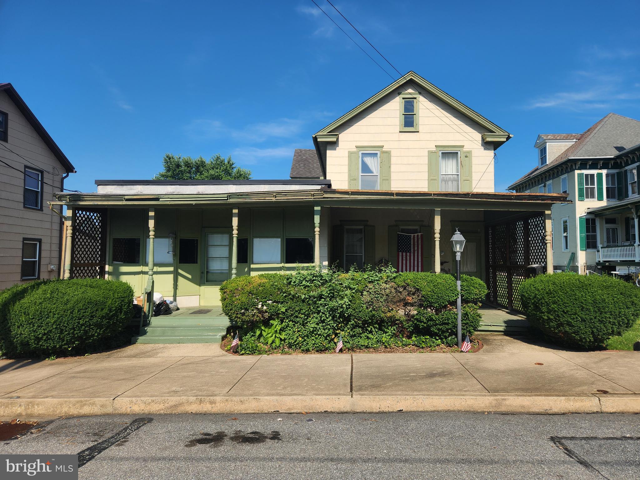 This property will be offered at Public Auction on Thursday, August 14, 2025 @ 6pm. The listing price is the opening bid only and in no way reflects the final sale price. 10% down due at auction, 2% transfer tax to be paid by the purchaser, real estate taxes prorated. This four bedroom home is located in the heart of Mount Joy in a residential neighborhood and offers easy access to Routes 772 & 283. The first floor offers a formal living room, kitchen, dining room, a spacious family room with a large storage closet, a full bathroom, and a versatile bonus room that once served as a barber shop—plus a walk-in pantry. Upstairs, you’ll find four bedrooms and another full bathroom. Additional amenities include an unfinished basement with laundry hook up, a detached 2-car garage, and an outdoor patio.