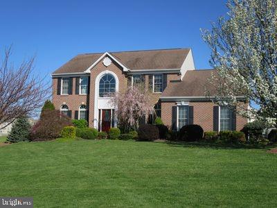 This quality, Barry Andrews built home is situated on a cul-de-sac lot, and boasts magnificent views of the gorgeous countryside. Grounds are beautifully landscaped all along the front, back , and sides of this home and, with a large deck as well as a lovely brick patio, offers an exterior that is sure to please!