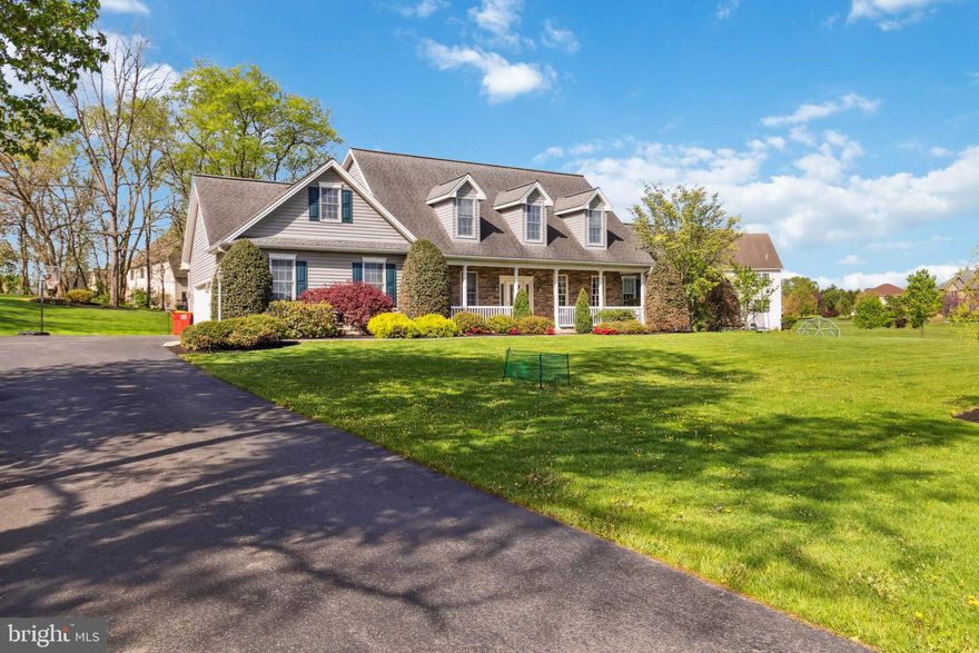 This beautifully designed Dormered Cape offers inviting simplicity with room to grow. Enjoy the light-filled breakfast room and cozy double-sided gas fireplace - perfect for relaxing mornings or entertaining evenings. Inside, you’ll find a spacious great room, a dedicated playroom for the kids, and versatile living areas for the whole family.

Step in through the mudroom, and take advantage of the convenient first-floor laundry or utilize the upstairs hook-up to suit your needs. The oversized 3-car garage provides plenty of space for vehicles, toys, and lawn equipment.

Set in the desirable Annendale neighborhood, you're close to everyday conveniences and just a 12–20 minute drive to both the Army War College and Dickinson College. This home truly offers the best of comfort, space, and location!