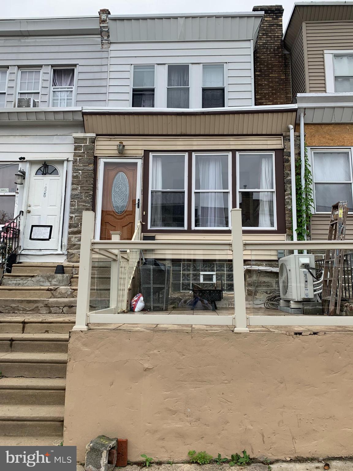 Spacious 3 bedrooms 1 and 1/2 Baths, row home located in Feltonville section of Philadelphia with a nice cement front patio in the frontr and a large deck in the back.
The property welcomes you with a inlosed front porch, large living room, dining room and kitchen with exit to the rear deck all in the first floor.
The secont floor offers 3 spacious bedrooms and a full bath.
There is also a full basement read to be finished in case more living space is needed.
Great location, close to schools public transportation and parks.