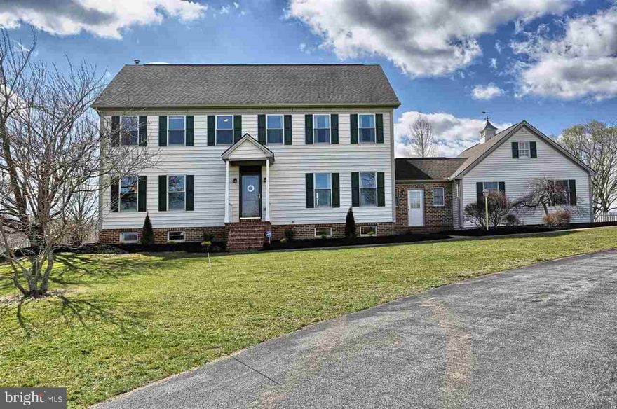 Very nice family friendly home -  Rockwell Farms in beautiful Dickinson Township. Lots of large new windows. Great views in all quadrants. Large fenced rear yard for the kids and canines.  Blue Ribbon Elementary School  - Graded by PA Department of Education.  2,600 SF.  4 bedrooms, 2.5 baths.  Wood floors 1st level. Kitchen with cherry cabinets and granite tops. Great master BR and bath.  Full bright basement. Large mud room 1st level. Fireplace with insert. HP/CA - R/O on H2O. 3 car garage.  2.5 acre lot.