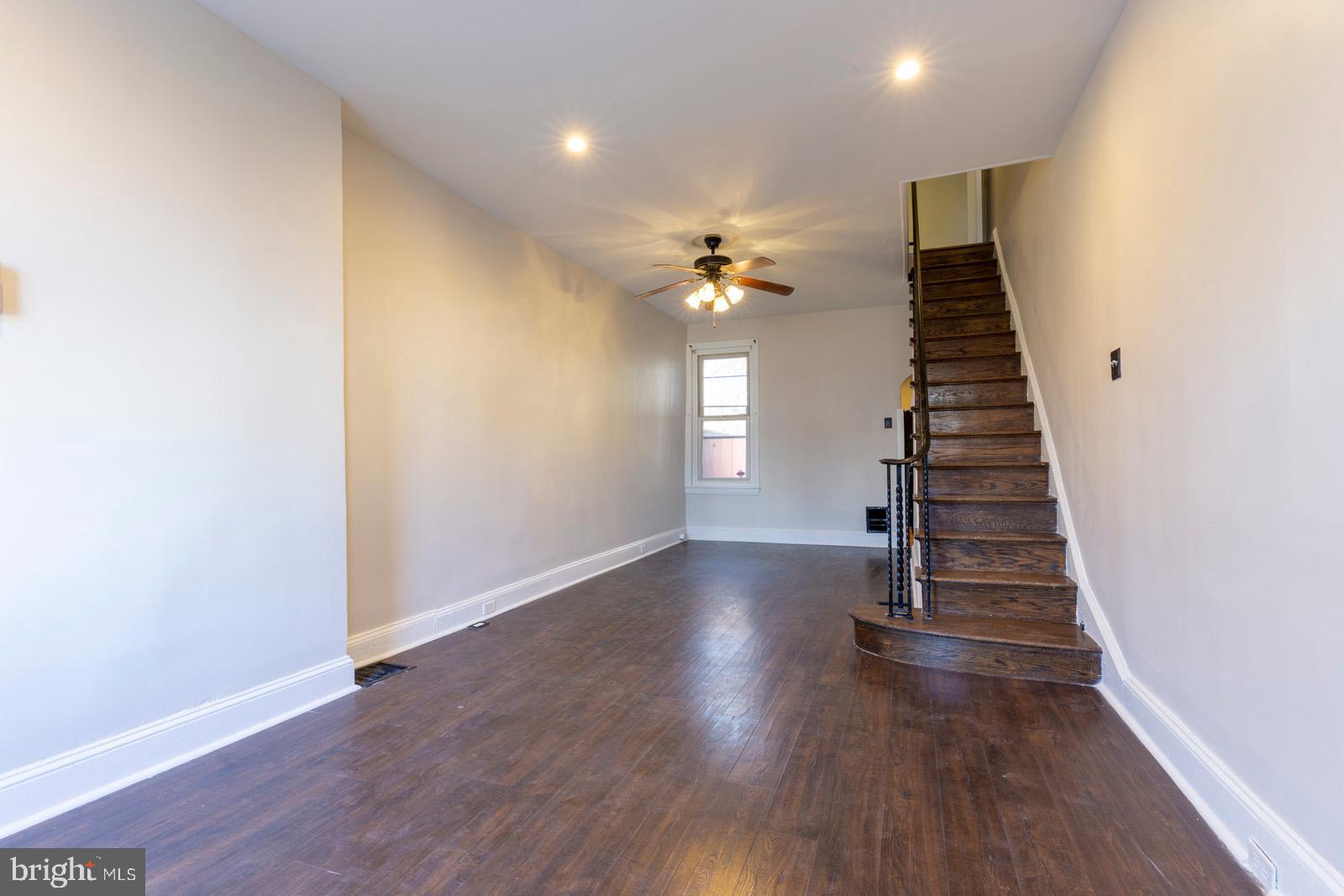 We are scheduling both in-person and virtual tours for this listing. Available NOW: 2016 N Howard Street is a 2 bedroom/1 bathroom end unit home. Enter into the kitchen/dining area. You'll love the wood floors throughout! There's nice tile in the kitchen and bathroom. A nice open floor plan greets you in the living/dining area. Great features follow you, including central air system and a sleek iron stair rail. The kitchen has black appliances- gas stove, refrigerator, and microwave. Off the kitchen is a nice sizes back patio- perfect for the warmer months. The unfinished basement has washer/dryer access, as well as room for storage. The second floor has your 2 bedrooms and 1 bathroom. The spacious bathroom has a jetted tub/shower combo. Barn wood doors welcome you into the second bedroom with blown glass knobs. The spacious primary bedroom is located to the front with 2 windows for great natural light and closet space. Schedule your showing today! About The Neighborhood: Located steps from the Berks MFL Septa station, you’ll have quick access to Fishtown, Temple Area, Center City in just minutes! The Septa 3 and 39 buses are also conveniently located, and local favorites like Martha, Atlantis the Lost Bar and Franny Lou’s Porch, Stelio's Pizza, Philadelphia Brewing, Stateside Vodka, Evil Genius Beer Company, Urban Axes, Sidekicks Sports Bar, and much more are all within walking distance. Lease Terms: Generally, first month, last month, and one month security deposit due at, or prior to, lease signing. Other terms may be required by Landlord. $55 application fee per applicant. Pets are conditional on owner's approval and may require an additional fee, if accepted. (Generally $500/dog and $250/cat, or monthly pet rent). Tenants responsible for all utilities: water, gas, electricity, cable/internet.
