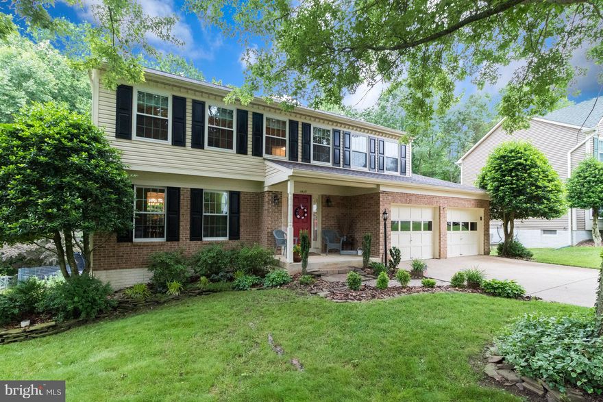 Stop the car! Nothing to do but move in! Enjoy your morning coffee on your private deck overlooking a beautiful level yard that backs to trees & a walking trail. Charming colonial situated on a quiet cul-de-sac, minutes to I95 & VRE!. Spacious kitchen has been updated with Corian and SS appliances. Main lvl features gorgeous maple hardwood floors. 4 BR 2 Full 2 Half BA over 2700 ft on 3 lvls.