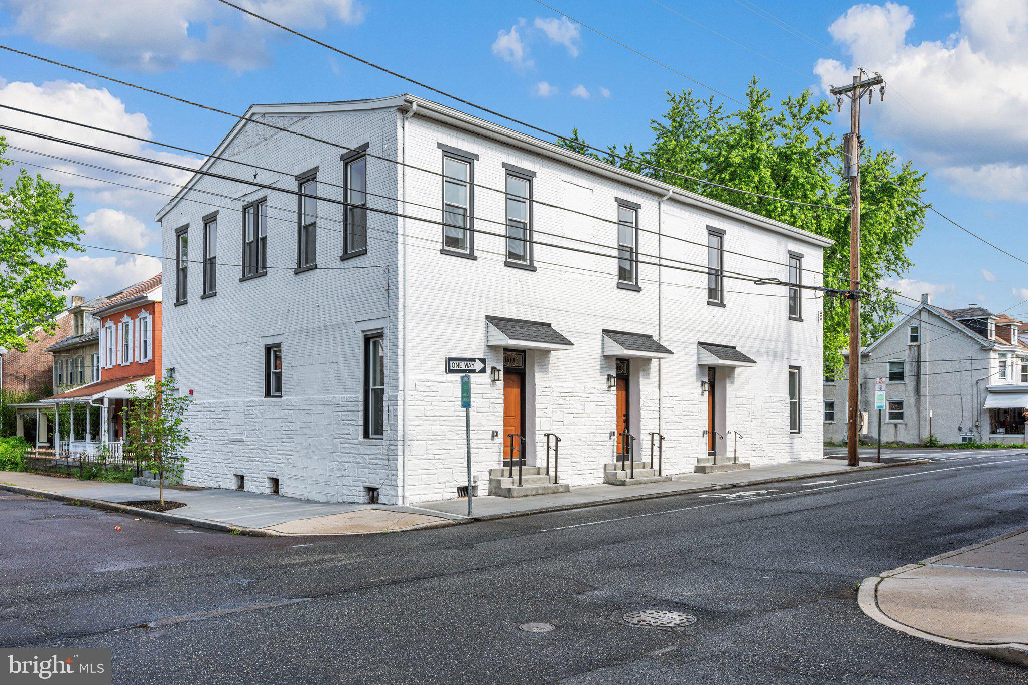 Offered at $950,000, the Carriage House at Goose Run presents a rare opportunity to acquire a fully completed, turn-key 4-unit condominium project in the heart of Pottstown. This low-maintenance investment includes four newly constructed, 2-bedroom, 1.5-bath townhouse-style condos—each with high-end finishes, individual electric and HVAC systems, second-floor laundry, and separate addresses (Units A–D). All construction is complete, utilities are in place, and condo documents have been recorded and filed. The property is ideally situated within walking distance of Memorial Park, the Schuylkill River Trail, and Pottstown’s revitalized downtown featuring restaurants, shops, and public events. It is also positioned just blocks from the proposed Schuylkill Valley Regional Rail station, connecting Pottstown to Philadelphia and Reading—making it a strategic hold for long-term appreciation and commuter demand.
Each unit is projected to rent for $1,950/month, with stabilized gross income estimated at $93,600 annually. Operating expenses, including condo dues and property taxes, are estimated at $33,952 per year, generating a net operating income of $54,968. At the list price, this reflects a projected cap rate of approximately 5.8%. This offering is ideal for 1031 exchanges, income-focused investors, or groups looking to purchase a clean, professionally built asset with strong rent comps and minimal oversight. A professional investor summary is available upon request, including rent data, NOI breakdown, and example partnership structures.