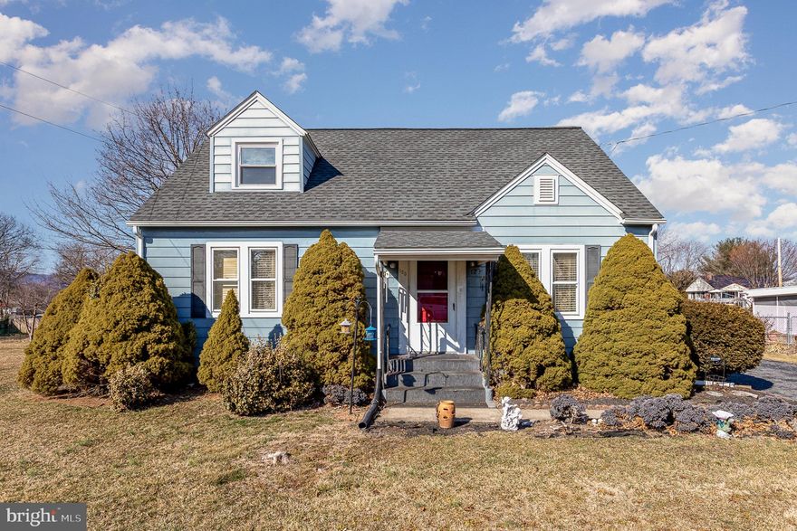 Charming and affordable Cape Cod home just outside of Carlisle, PA! This spacious 4-bedroom, 2-bath home offers plenty of room. The first floor features two bedrooms, a full bath, and a convenient first-floor laundry. Upstairs, you'll find two additional bedrooms and another full bath. Enjoy year-round comfort with central air conditioning and the warmth of hardwood floors hidden beneath the carpet on the main and second level. The home also boasts an updated electrical system, a  washer/dryer and a full basement for extra storage or potential living space. Basement also has a partial half bath-ability to complete. Outside, relax on the patio overlooking a large lot, perfect for outdoor activities. A detached garage provides additional storage and parking. Conveniently located just minutes from I-81 and I-76, this home offers both charm and practicality—don’t miss this great value!