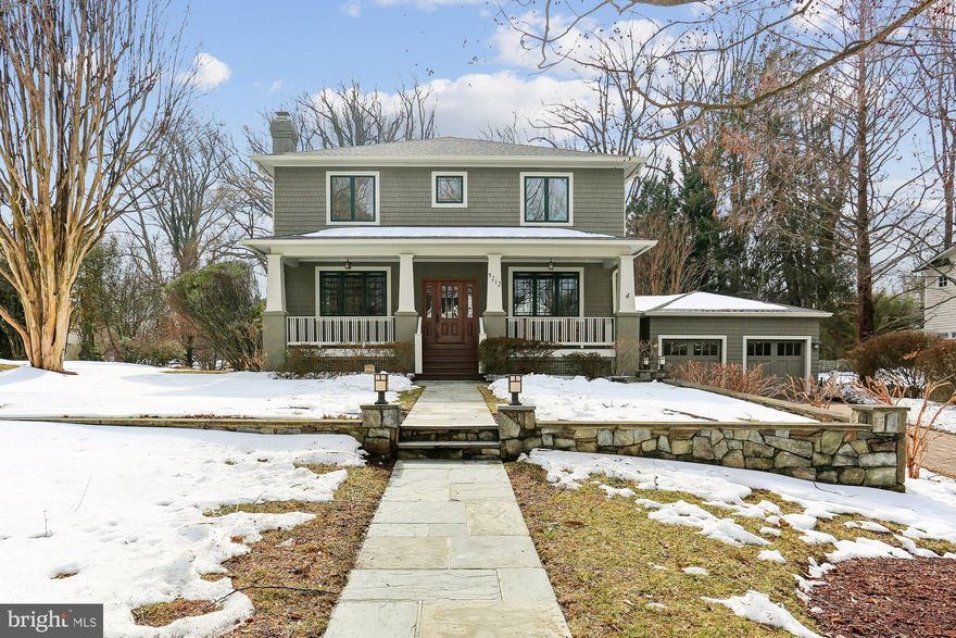 A masterfully built, design-forward residence on one of the most desirable streets and lots in coveted Chevy Chase View.

Perfectly positioned on one of the most sought-after streets in Chevy Chase View, 4212 Dresden Street is a truly exceptional home, meticulously maintained over the years with recent updates and fully painted - completely move-in ready. From the moment you arrive, the quality is unmistakable: a columned front porch, a flagstone walkway leading from the street and driveway, and timeless curb appeal that sets the tone for what’s inside.

This approximately 6,000-square-foot custom home blends classic architecture with artisan-level craftsmanship, featuring 9-foot ceilings on all levels, rich hardwood floors with walnut inlay, beautiful millwork, and thoughtfully designed spaces for both everyday living and elegant entertaining.

At the heart of the home is an expansive great room anchored by a dramatic floor-to-ceiling stacked-stone fireplace, custom built-ins, and stunning natural light. The adjoining gourmet kitchen is a chef’s dream, offering Christiana cherry cabinetry, two islands, granite countertops, and a full suite of Thermador appliances, including double convection ovens, warming drawer, wine cooler, and more, along with a walk-in pantry and built-in butler’s pantry.

A few steps down, the home offers an oversized two-car garage with a convenient entry into a true mudroom and separate laundry room, perfect for keeping daily life organized and tidy. From this level, there is also direct access to a large deck and expansive backyard.

The outdoor setting is a standout: one of the neighborhood’s largest lots, offering rare space and privacy, with plenty of room to accommodate a pool, sport court, or simply enjoy the yard as-is.

The upper level features a spacious primary suite with a sitting room (or nursery), built-ins, and a walk-in closet, plus a luxurious bath with soaking tub, glass-enclosed shower, and double vanities. Three additional bedrooms are generously sized and include walk-in closets—two share an updated hall bath, while the third offers a private en-suite bathroom.

The lower level is equally impressive: an above-ground walk-out with natural light, direct backyard access, and an incredible in-law suite with a private entrance, full kitchen, dining and living spaces, two bedrooms, and a full bath. Whether used for guests, an au pair, extended family, or multi-generational living, it offers unmatched

flexibility. A separate space provides the perfect spot for movie nights, a playroom, or another hangout area.

This is a rare offering, where craftsmanship, space, and location come together beautifully in one of the most beloved neighborhoods in the area.