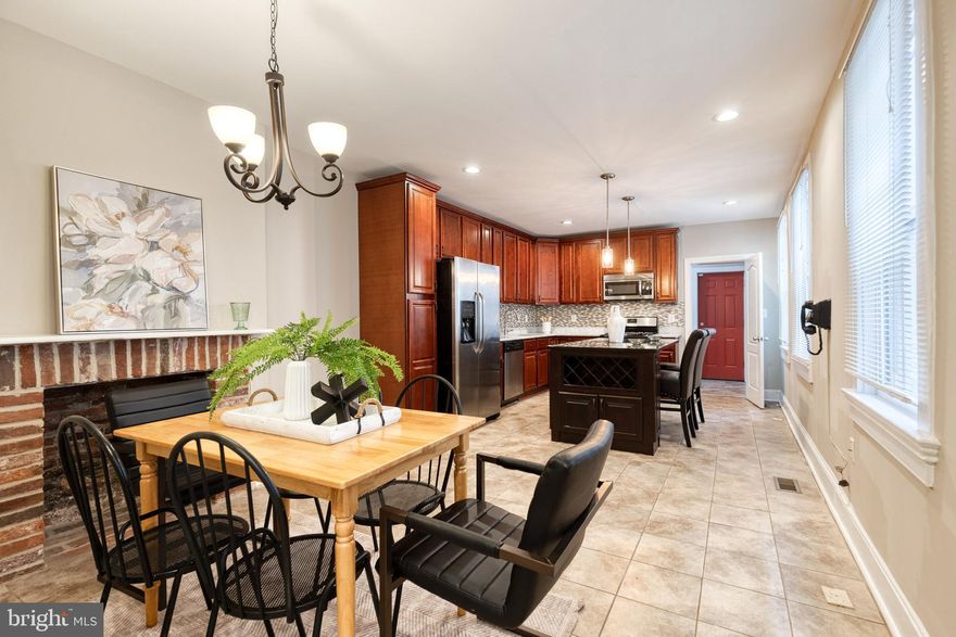 Welcome to 23 N. Chester Street, a stunning  3 Bedroom/3.5 Bath row home that offers classic Baltimore charm with contemporary upgrades.  Main level has hardwood flooring, exposed brick,  brick accents through out, living space flows into dining area which leads to a large kitchen, stainless steel appliances, pendant lighting,  recessed lighting, granite countertops, kitchen island and so much light! Second and third floors, offer 3 spacious bedrooms, each with ample closet space, built in shelving,  recessed lighting, ceiling fans, exposed brick accents and windows that let in lots of natural light.  3 full bathrooms have marble tiled floors, marble and glass tiles in the showers, updated hardware and offer a spa like feel. This home has a beautiful roof top deck with amazing views of the City as well as quaint patio out back. It's close to Patterson Park and Johns Hopkins Hospital!

Monthly rent is priced at $3000/month; first month's rent and one month security deposit to move in  ($6000). Utilities are not included in the price. Verifiable income of at least 3x monthly rent and 650 minimum credit score is necessary to qualify. Pets are allowed and will be considered on a case to case basis.