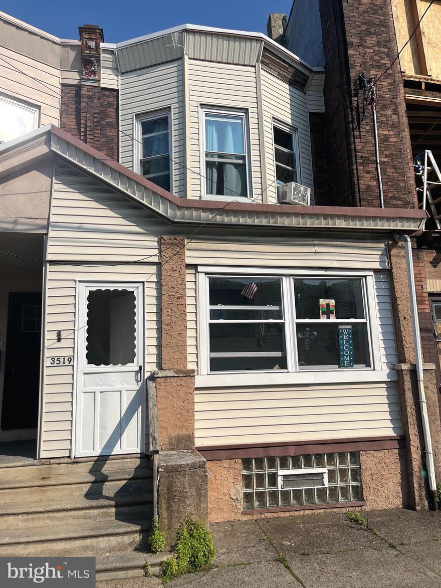 Investor opportunity in Harrowgate! 3519 Frankford Avenue is a fully occupied duplex featuring a 1-bedroom and a 2-bedroom unit, this property offers value-add potential with below-market rents. Featuring natural gas heating, a total of 1,459 sq ft, and sold as-is, this is a prime value play for investors looking to grow cash flow in an up-and-coming area of Philadelphia.