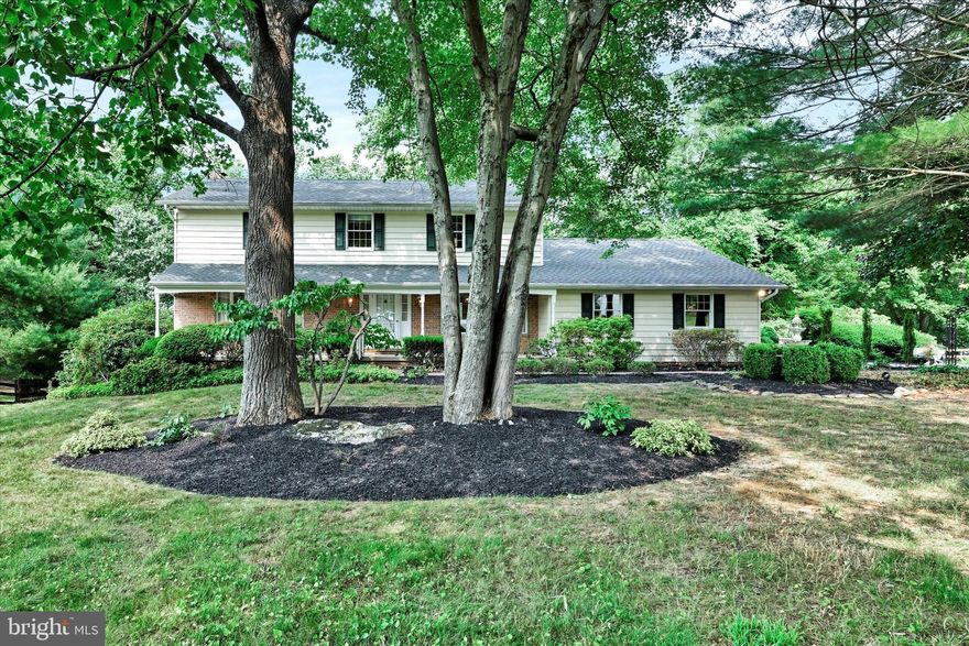 Welcome to your dream property nestled in the lap of nature! This exquisite real estate gem offers a stunning 5.5 acres of pure paradise, providing you with ample space and privacy. As you enter the property, you'll be captivated by its enchanting beauty and the potential it holds. I keep expecting to turn a corner and bump into a unicorn. 
Situated on this expansive & magical  lot  is a charming 2-story traditional home, boasting elegance and comfort at every turn. Step inside to discover gleaming hardwood floors that add warmth and character to the entire residence. They have just been refinished and are gorgeous!  The family room is a true centerpiece, with a stunning beamed ceiling that exudes a sense of sophistication and charm. This room seamlessly flows into the open kitchen, creating a perfect space for entertaining guests or spending quality time with loved ones.
With large rooms throughout the house, there is no shortage of space for your family's needs. The sunroom offers a serene retreat, allowing you to bask in natural light and soak in the surrounding beauty.  A great perch to survey your kingdom. The property features four generously sized bedrooms, ensuring everyone has their own private sanctuary. Additionally, there are three full bathrooms and one-half bathroom, each tastefully tiled and designed for your comfort and convenience.
Outside, you'll find fenced pastures and a 4-stall barn, making this property an equestrian lover's dream come true.  The barn a an enormous 2nd story loft for  storage. The sprawling landscape invites you to explore and create your own private oasis. Imagine spending sunny afternoons lounging by the inviting heated in-ground pool, creating lasting memories with family and friends.
Conveniently located near Gunpowder Park, you'll have access to nature's playground right at your doorstep. Take leisurely walks, go for a hike, or indulge in various outdoor activities whenever you desire. The property's cul-de-sac location ensures tranquility and privacy, away from the hustle and bustle of city life.  Still shopping is 7 minutes away and Hunt Valley 12. 
To complete this picture-perfect property, the sophisticated landscaping adds a touch of elegance and allure. Every corner of this estate has been meticulously designed and maintained to create a harmonious blend of nature and architectural beauty. It is a little reminiscent of Ladew Gardens. 
With a large garage to accommodate multiple vehicles, this property offers practicality alongside its captivating features. It's time to make this enchanting oasis your own and experience the idyllic lifestyle you've always dreamed of.
Don't miss out on this exceptional opportunity to own your own slice of paradise. Schedule a showing today and let this property astound you with its sheer beauty and endless possibilities!