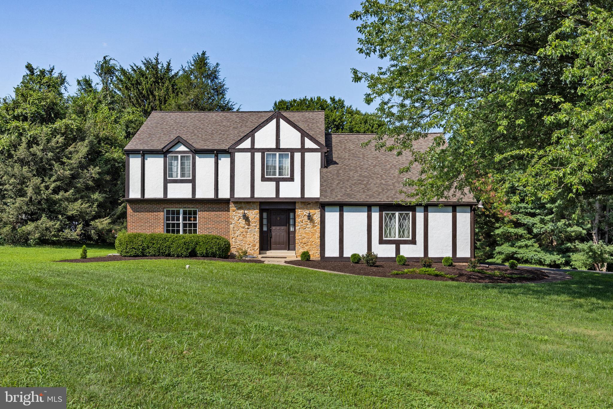 Welcome to your new home in beautiful Southern Chester County! Nestled on a spacious corner lot of over an acre, this charming and well-maintained English Tudor offers 4 bedrooms and 2.5 baths across 2,676 square feet. The main level features a formal living room, dining room, powder room, and a bright eat-in kitchen with abundant cabinet space and a double pantry. Just off the kitchen, the cozy den is perfect for relaxing or entertaining, complete with a wood-burning fireplace and a wet bar.
Upstairs, you’ll find four generously sized bedrooms, including a lovely primary suite with a walk-in closet and a private en suite bathroom. The home is equipped with thoughtful upgrades, including a UV water filter and a Vivint security system for added peace of mind.
Step outside to enjoy the expansive yard—perfect for outdoor living—with a spacious back deck, a fire pit for evenings under the stars, and a shed for extra storage. An invisible dog fence is already in place, so your furry companions will feel right at home too.
Located in the sought-after Avon Grove School District, this home is just minutes from White Clay Creek trails, golf courses, local wineries, and the brand-new Christiana Care Hospital. It’s the best of comfort, charm, and convenience—all in one!