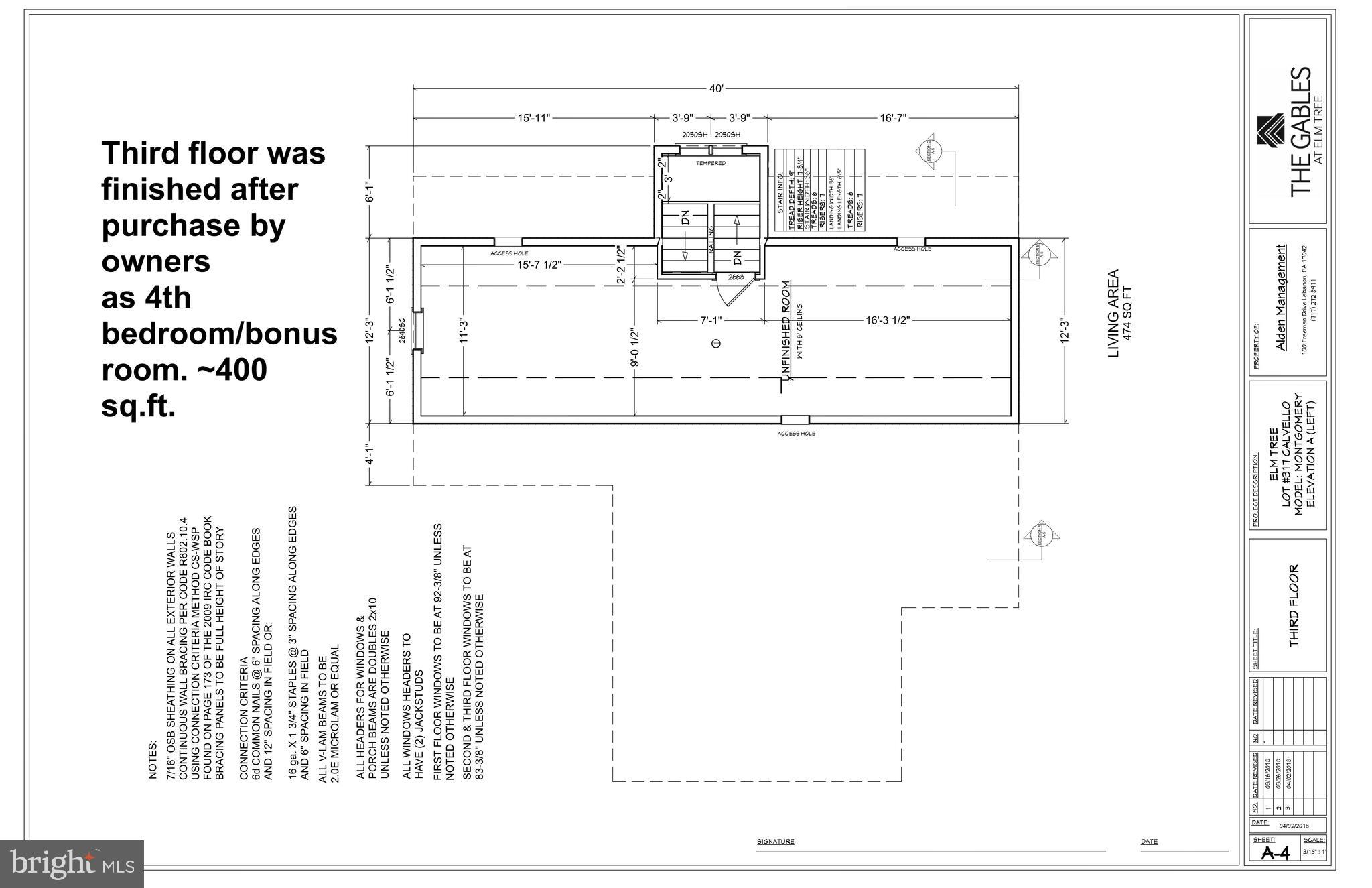 THE GABLES AT ELM TREE - Residential