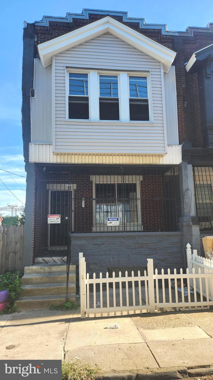 A beautifully renovated inside and out Harrowgate front porch townhome featuring 4 large bedrooms, 2  full baths, Huge gourmet kitchen with brand name appliances, quartz countertop, Central Air, premium vinyl floors and brand new addition in the back. There is a nice size fenced in backyard,  huge updated basement and LED recessed lights throughout. All windows, doors, electric, plumbing and roof replaced in 2024.