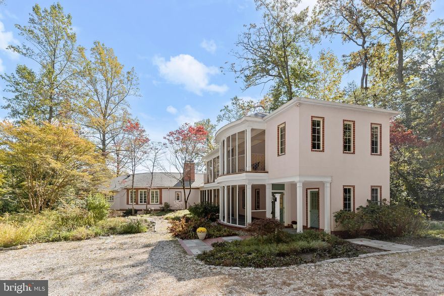 1623 St. Giles Road is an absolutely lovely four-bedroom, four full bath, waterfront cottage on the lake with magnificent sunrises and simply stunning views of the lake, the Chesapeake Bay, and the Bay Bridge.  The cottage was completed in 1950 and has a 45-degree radius turn specifically designed to capture the water views and prevailing summer breezes. The original cottage was expanded in 2011 with a Charleston inspired addition built by top tier builder, Delbert Adams, who built the Gibson Island Club.
A long, winding gravel driveway lined with hollies and hardwood leads to this private lake retreat. A sunny bluestone patio faces the lake, and a shaded deck overlooks the water—both are perfect for gatherings, just simply relaxing, and bird watching.  A flagstone path leads to a firepit circle for continued outside enjoyment. Steps continue to the private dock where one can continue to bask in the glorious views, fish, rod, canoe, kayak or paddle board on Otter Pond, a 42-acre freshwater lake. Alongside the house is an outdoor shower.
This solid inviting cottage has enjoyed many significant upgrades. The original cottage is masonry block construction finished in stucco. With two bedrooms and two renovated baths on the main level, a cozy living room with a large woodburning fireplace overlooks the lake and the Chesapeake Bay. There is a curved, beautifully paneled den off the living room and a spacious dining room overlooking the water. An updated kitchen is centrally located in the house.  With an inviting sunroom off the deck, stairs lead to the lower level also boasting lovely water views, where there is a finished rec room, a sunlit ensuite bedroom with updated full bath, a recently built laundry room, and a storage/utility area. The Charleston inspired addition has matching stucco and maintains the integrity of the original cottage, providing a first level screened piazza leading to the cottage, and a second level screened piazza off the spectacular, substantial private guest suite and large full bath. The addition connects to the original cottage via elevator and descending stairs to the piazza on the ground level. An oversized garage with plenty of storage space is part of the 2011 addition.
 
Information on Gibson Island:
Gibson Island is a private island within one hour of Washington, D.C. and Baltimore offering an absolutely extraordinary setting.  The Island comprises 1000 acres with seven miles of shoreline. Two thirds of the Island is undeveloped and is owned by the Gibson Island Corporation, the homeowners' association.  The remaining third is residential home sites. 
Gibson Island is located on the western shore of Maryland, so there is no need to cross the Bay Bridge. On the Island is a 43-acre spring fed freshwater lake in which one may enjoy non-motorized watercraft activities such as paddleboarding, canoeing, kayaking, fishing and swimming.  
The Island offers enormous privacy and security--there is an entry gatehouse staffed 24+Hours and the Island is patrolled by the Gibson Island Police Force (GIPD).  The Gibson Island Corporation Service Department offers yard maintenance and landscaping and other services for homeowners.  There is a full-service yacht yard.   From the Island, it is just a 20-minute drive to BWI Airport and the neighboring Amtrak train station.  
The Island houses a private country club (membership by invitation) offering yachting, fine dining year-round, tennis, an award-winning Charles Blair Macdonald designed 9-hole golf course, swimming, croquet, skeet shooting, and more.  (C)