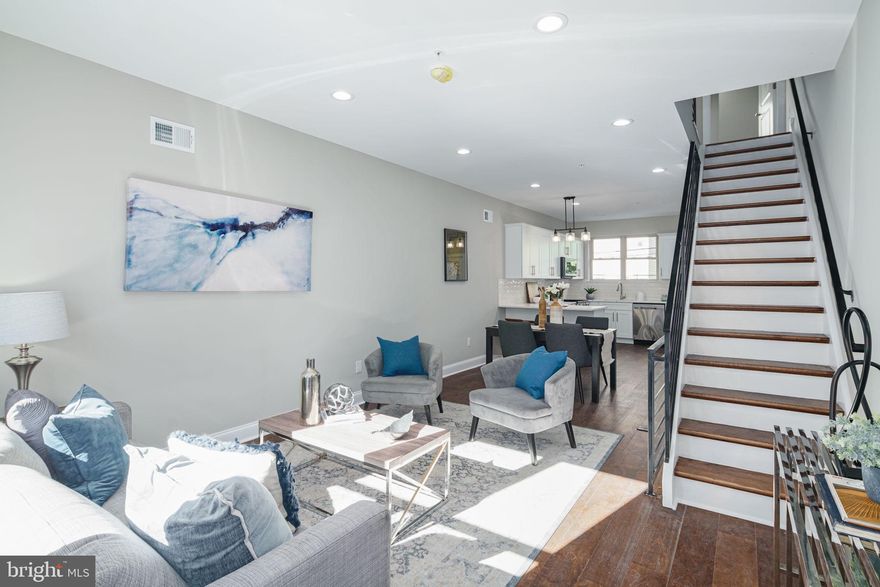 Introducing 1709 W Seybert St !!! thoughtfully designed with special attention to every detail. Welcome home to this GORGEOUS 4B X 3 BATH. Custom built New Construction with private backyard, and a large roof deck with breathtaking panoramic views of the city! Nestled Just off of Girard Ave, Bordering Francisville | Fairmount. This Brand-New Construction boasts upgraded custom designer finishes, recessed LED lighting, custom handmade wood treads , crafted metal railings. . As soon as you enter you will notice your modern home perfectly ,matched hard food floors throughout that welcome you into an open living & dining area full of natural light. The contemporary kitchen is thoughtfully designed with high-end finishes, such as stunning quartz countertops that complement the modern custom cabinets, the tile back splash and the stainless steel premier appliances. . The kitchen overlooks your back yard. On the 2nd floor, you will find 2 large spacious bedrooms that share a bathroom with a soaking tub. For ease and convenience, the 2nd floor also features a separate laundry with full-size W/D. The 3rd floor has a large master suite with his & her large closets and a spa like master bathroom clad in ceramic tile. This luxurious bathroom offers, custom shower & dual vanity sinks & a soaking tub with jacuzzi.  The personal roof deck with amazing 360 degree views of the Philadelphia skyline is perfect for entertaining your guests! The finished basement or 4th bedroom with full tile bathroom with a shower, is a great flex space, perfect for a play room, gym, media room.  This fabulous location is a few  block from INGERSOLL PARK a short walk or bike ride to the Fairmount Avenue dining and shopping district. Near all the amenities on Fairmount Ave including Dry-cleaning, CVS, Rite-Aid, Whole Foods, Target, Wawa, Aldi and more! High Walk Score for Walkability, Transit, and Bike-ability. Delivered with 10-year TAX ABATEMENT  & 1-year builder warranty.