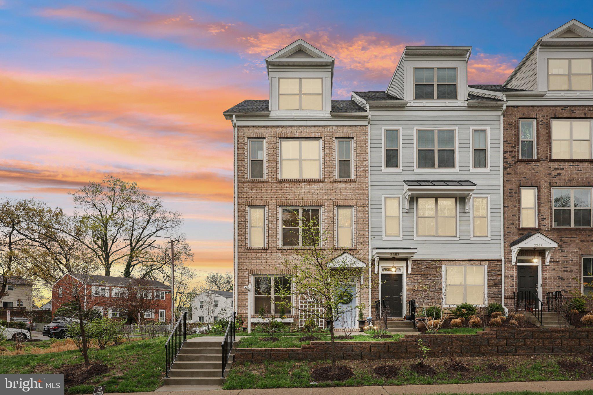Experience sophisticated design in this beautifully upgraded four-level townhome in the sought-after Townes at South Glebe II. This home features thoughtful custom details throughout.
The entry level includes a versatile bedroom with a custom closet and queen Murphy bed, perfect as a home office or guest suite. An upgraded bath with a designer vanity and fixtures adds a touch of elegance.
On the main level, the open-concept living area showcases a gourmet kitchen with quartzite countertops, a bold hood range, and an oversized island. Designer pendant lights, custom built-ins framing the gas fireplace, and elegant tray ceilings enhance the space. Step onto the deck to enjoy your morning coffee or unwind in the evening.
Upstairs, the owner’s suite offers a spa-like bath, custom closet, and abundant natural light. An additional bedroom with an en-suite bath and custom storage provides a comfortable retreat for guests.
The top level serves as a private getaway with a bedroom, full bath, sitting area, and access to a second outdoor deck—ideal as a guest suite, office, or creative space.
A spacious garage with ceiling rack storage and a Rubbermaid FastTrack system keeps gear organized. Outside, professionally designed landscaping features hydrangeas and a charming window box.
Located in a welcoming community, this home is minutes from the Pentagon, Shirlington’s restaurants and shops, the W&OD Trail, parks, and the Army Navy Country Club.