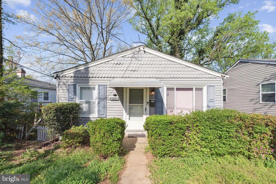 **"Just a 1/2 Mile, 9-minute Walk to the Future Purple Line!"**Price Reduction!  Fixer-Upper Single family home with 2 levels has many upgrades including Newer Eat-In Kitchen, 2019 Gas HVAC, 2018 Gas Water Heater, and Replaced Roof and Siding.  Once you enter the home, you have an open area for the living room & kitchen and bedrooms towards the read. There is a newer main-level bathroom and the basement features a side walkout, a bedroom, a rec-room area, and a 1/2 bath that can be expanded for a full bath. Upgrade the basement and potentially you will have a separate in-law area or unit with its own side entrance.  May need a Rehab Loan 203k FHA or Conventional Rehab