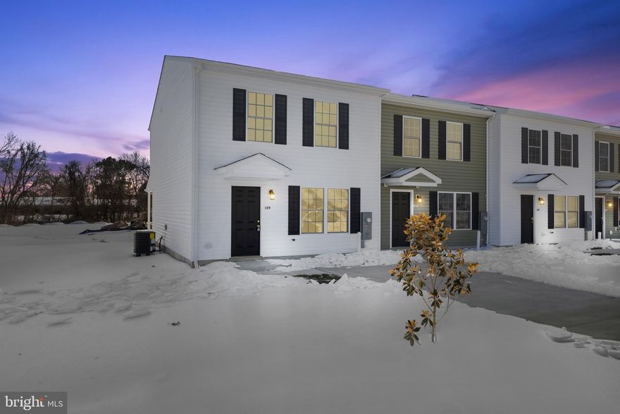 Brand new home in Historic Chestertown available for move-in Right Now. This home features luxury vinyl plank flooring throughout, a spacious living room, eat-in kitchen with white shaker cabinets, granite countertops, and stainless-steel appliances, plus a covered patio off the kitchen for outdoor enjoyment. Upstairs you'll find generously sized bedrooms including a large primary suite with walk-in closet and private bath. Additional highlights include exclusive financing opportunities with zero down payment loans, paid closing cost programs, and discounted interest rates—making it possible to own this home for less than area rents. Delivered at the asking price as shown in the photos, this home combines modern style, comfort, and convenience in one of Chestertown's most historic locations. Ask about Special Financing Offers and how to get $6,300 or more in closing help from the builders' preferred lender!