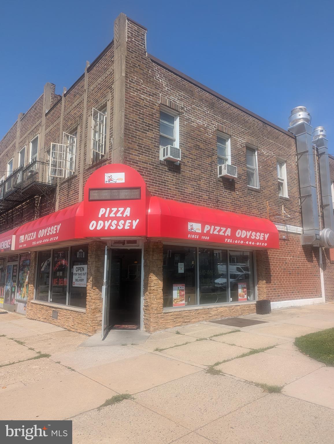 Calling all entrepreneurs! Opportunity is knocking for somebody who wants to be their own boss. Located on busy State Road in Drexel Hill on a small commercial strip with parking out front. 3 unit commercial building with 2, 1 bedroom, 1 bath units on the 2nd floor and a fully operating pizza restaurant on the 1st floor. The current owners run the pizza shop.
The apartments receive $750 each monthly for rent. All utilities are separate. The price includes the property, the business and all the equipment and supplies.