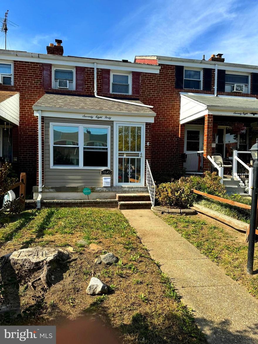 BEAUTIFUL TOWNHOUSE with unique open layout! 2 bedrooms with closet space, 1 full and 1 half updated baths,  hardwood floors, bonus room w/ wood ceiling and skylights, provide extra living space on the main level. Kitchen has been beautifully updated with modern cabinets and appliances. New straight AC outdoor unit with new indoor coil.Family room in the basement & laundry room with walk-out access! Rear includes a covered front porch, sunroom, storage shed, and off street parking! Move-in ready! Furniture items are negotiable.