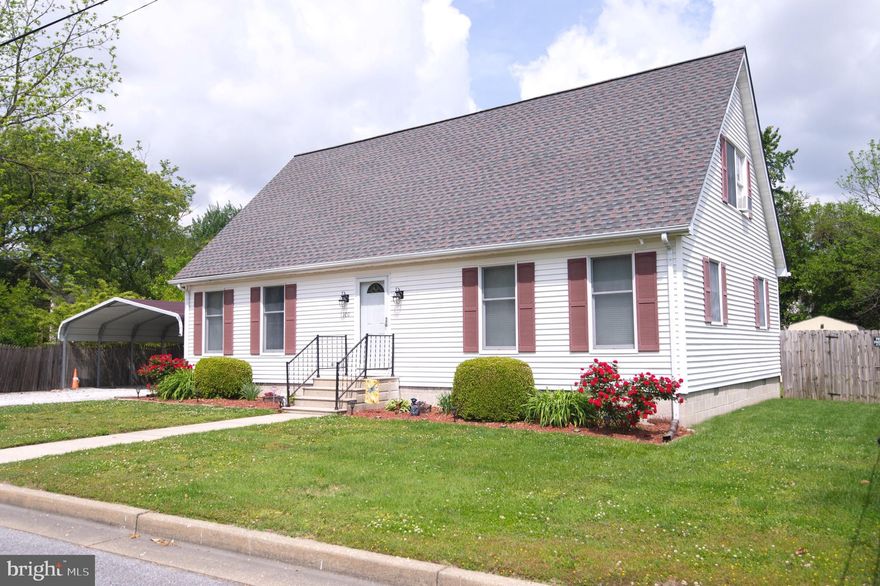 "Move-In Ready!!" This well-maintained Cape Cod offers 4-bedrooms and 2-full baths.  Situated on .24 acres with mature landscaping, spacious fenced backyard with concrete patio, storage shed, and a detached carport. The charming floor plan features an inviting foyer that leads to the living room. The eat-in kitchen has a peninsula that overlooks the dining room, perfect for entertaining. The main bedroom is conveniently located on the first floor, as well as, the second bedroom. Upstairs features two large bedrooms and a full bath. This well-maintained home is an absolute must-see! Don't wait, this home will not last long!!!