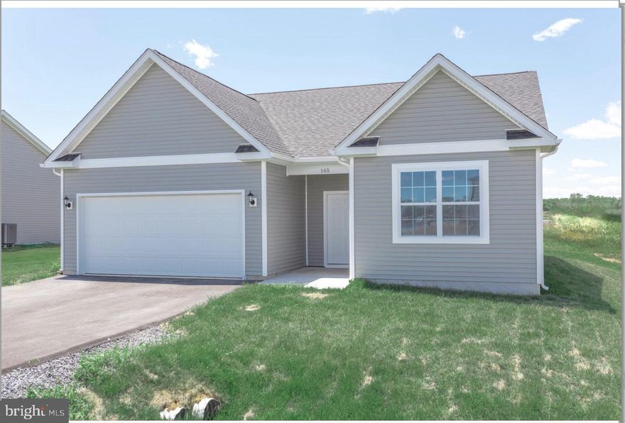 House will be completed in November and ready for delivery.      This Rancher boasts a unique floor plan in the beautiful Harvest Glen subdivision.   First thing you will notice when walking into this home is the amazing foyer with LVP flooring.     The kitchen features stainless steel appliances, white shaker cabinets, and granite countertops.   The primary bedroom has tray ceilings and a ceiling fan.   The primary bathroom has a  tub/shower combo, double vanity and so much more.  This homes sits on a full unfinished walk out basement.  Schedule your showing today.   This house is not to disappoint.   PHOTOS ARE OF SIMILAR CONSTRUCTION