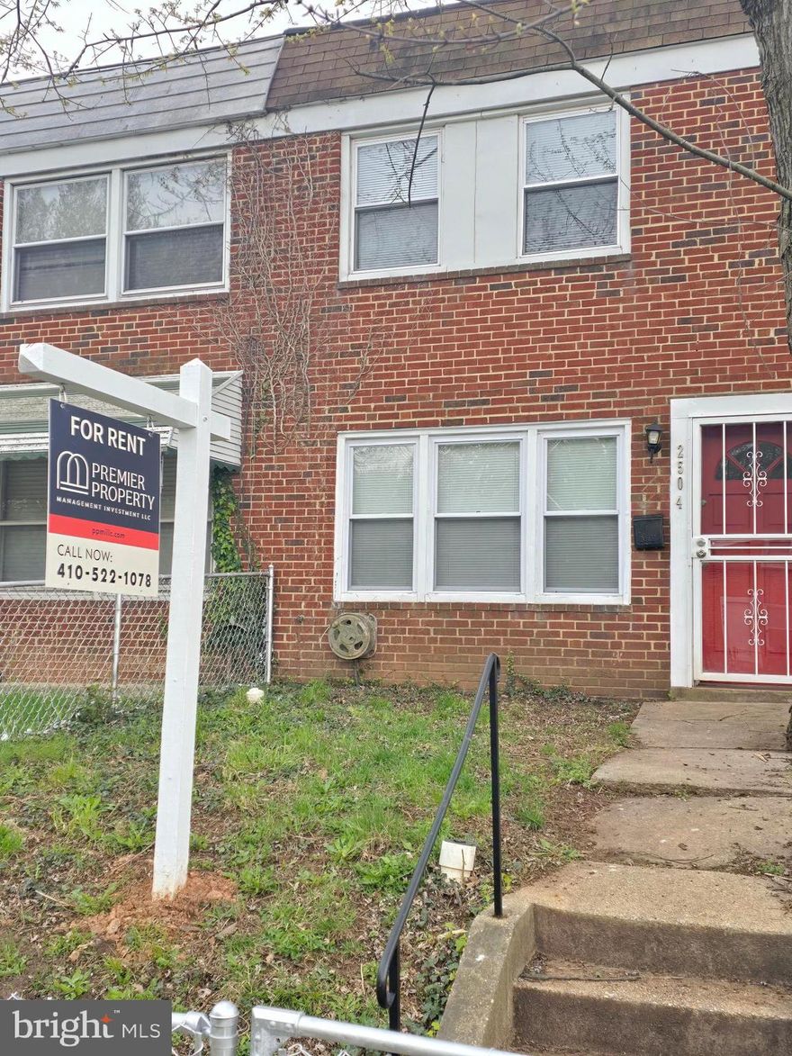 Welcome to this newly renovated 3 bed, 1 bath home in Baltimore, MD. This charming house features a black appliances, stove, refrigerator, ceiling fan, central air, microwave, washer/dryer hook up, fireplace, carport in the rear, and a fenced front yard. This home features an eat in kitchen with an open view to the dining room. With recessed lights, new laminate flooring throughout, and freshly painted walls, this home offers a cozy and modern living space. HOME HAS NO BASEMENT! Don't miss the opportunity to make this house your new home sweet home.

Application Qualifications: Minimum monthly income 3 times the tenant’s portion of the monthly rent, acceptable rental history, credit history and criminal history, which all must be verifiable. The application fee is $42 per adult which is non-refundable. They must submit their two most recent pay-stubs along with picture I.D.