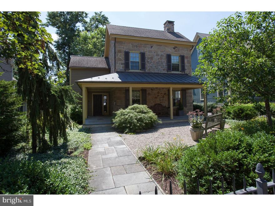 To say this amazing borough gem "Is not a drive by..." is an understatement. This masterpiece of old and new combines the authentic borough look with all the modern amenities a buyer would want. Interior features include: random width wood floors through out, a gourmet kitchen with all the bells and whistles, granite counters in the bathrooms and amazing custom crafted built ins at every turn. The artfully designed hardscaping and landscaping frame the entire house and extend into the stunning pool area featuring a pool house/cottage. Our very own Michener Gallery's awesome stone wall keeps this elegant backyard a perfect secret. This borough beauty is a pleasure to show.