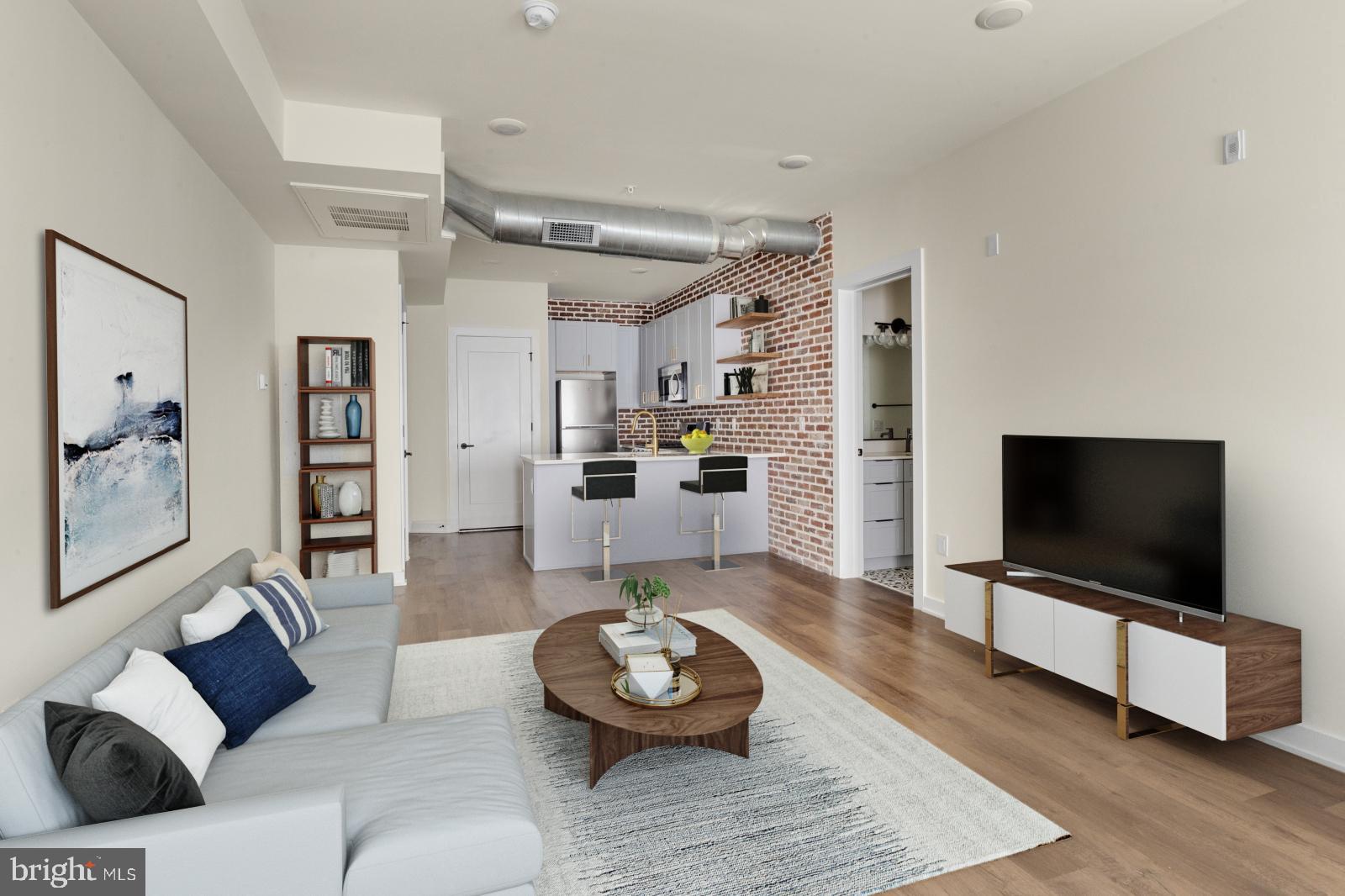 Available Early September:
Welcome to Fishtown Flatiron, a professionally managed building with modern amenities that is ready to welcome you home! This wonderful building features a magnificent lobby with secure entry and a package room for peace of mind, plus 2 separate stairwells for added convenience. Unit #2C is a 2nd Floor 1 bedroom, 1 bathroom apartment with an open floor plan and spacious bedroom. Your gorgeous kitchen boasts exposed brick, skylights, gray shaker cabinets with chrome fixtures, and beautiful pendant lighting. A full lineup of stainless steel appliances include built-in overhead microwave, gas oven + stove, dishwasher, and refrigerator with drink & ice dispenser. Head into your modern bathroom to view paisley tile flooring, lighted vanity, and a lovely shower stall with beautiful tiling. Each apartment is conveniently equipped with central air conditioning and in-unit washer & dryer for added convenience. This incredible space won't last long - call today!
Lease Terms:
Generally, 1st month, 12th month, and 1 month security deposit due at, or prior to, lease signing. Other terms may be required by Landlord. $55 application fee per applicant. Pets are conditional on owner's approval and may require an additional fee, if accepted. (Generally, $500/dog and $250/cat). Tenants responsible for: electricity, cable/internet, a $20/month flat gas fee, and a $35/month flat water fee. Landlord Requirements: Applicants to make 3x the monthly rent in verifiable net income, credit history to be considered (i.e. no active collections), no evictions within the past 4 years, and must have a verifiable rental history with on-time rental payments. Exceptions to this criteria may exist under the law and will be considered. Cosigners accepted. Please note: photos & video tour may be from a similar unit within the building; exact layouts & finishes may vary.