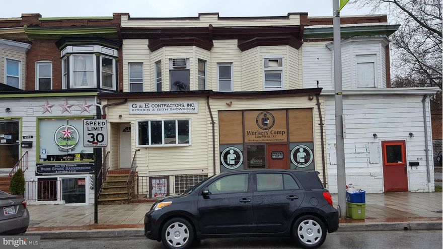 **DRASTIC REDUCTION**    2 for1  GREAT OPPORTUNITY!  Tons of space for little money! 2 properties for the price of one-includes adjacent property 4317!  Lots of uses, residential, office, retail, hair salon, carry-out, etc. Price reflect need for TLC. Don't miss this one