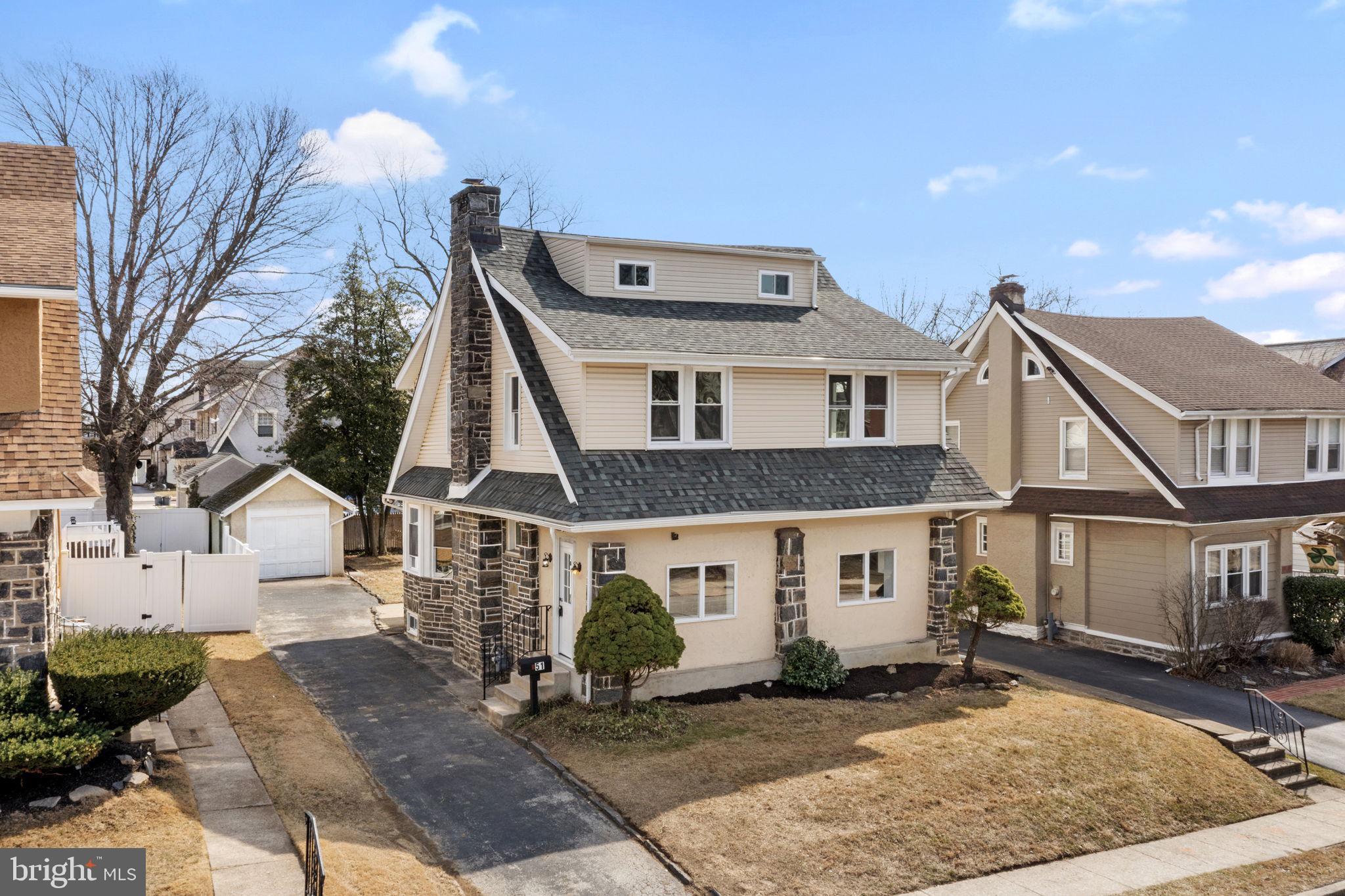 Welcome to 51 Harvard Rd. – a beautifully renovated 4-bedroom, 3 full-bathroom home located in the heart of Havertown. This charming property seamlessly blends modern upgrades with classic character, offering the perfect combination of comfort and style. The main level features a bright and open layout, with a brand-new kitchen.
Upstairs, the second floor includes three generously sized bedrooms and a fully updated bathroom with sleek finishes. The true highlight of the home is the third-floor primary suite . A detached one-car garage provides convenient parking and additional storage. With all the updates already done, this home is truly move-in ready – don’t miss your chance to make it yours! Schedule your private showing today! Some photos are virtually staged.