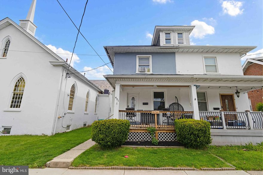 Welcome to 421 Derstine Ave, a well-maintained Twin home that offers both comfort and flexibility in a convenient Lansdale location. From the moment you arrive, the inviting exterior leads into a bright and functional layout designed for everyday living.

The main level features an open living and dining area with hardwood flooring and natural flow - perfect for both relaxing and hosting. The eat-in kitchen provides ample cabinet space, gas cooking, and room to gather for casual meals.

Upstairs, the home offers multiple bedrooms with great natural light and storage, including a fourth bedroom on the upper level with sloped ceilings - an ideal space for a bedroom, home office, or creative retreat.

The finished lower level adds valuable bonus space, complete with a laundry area and room for a home gym, playroom, or additional living area. A detached garage provides added storage or workshop potential.

Located near local shops, dining, and major roadways, this home offers a balance of comfort, space, and accessibility - ready to fit a variety of lifestyles.