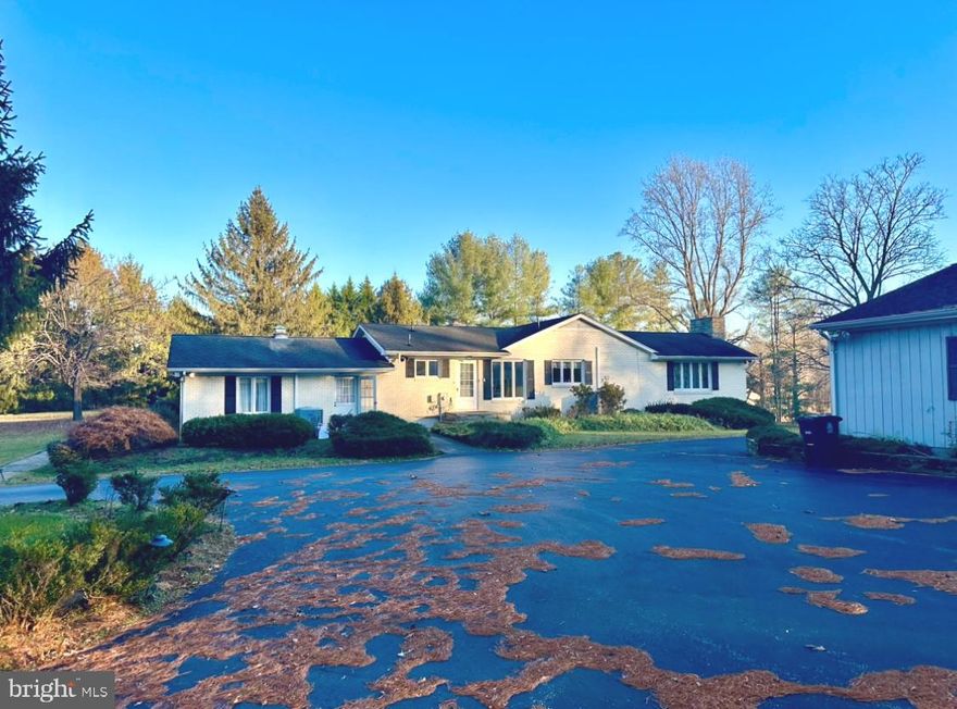 Welcome to the oasis at Woodmore Acres in Bowie, Maryland! 
This expansive property boasts a water well system, ensuring a self-sufficient water supply. With 5 bedrooms, 4 bathrooms, and a spacious kitchen, it offers comfort and functionality for a variety of uses. The 3-acre lot, located on a private road, provides a serene and exclusive setting.
The detached 2-car garage and circle driveway offer ample parking options, complemented by a side entrance and front ramp for easy access. This rambler features an in-law suite, making it versatile for multi-generational living. The property is strategically situated, being a short 30-minute drive to Washington, DC, and just 29 minutes away from the Naval Academy in Annapolis. Enjoy shopping and dining at Annapolis Town Center (20 minutes away) or Woodmore Town Center (12 mins away).
Enjoy outdoor gatherings on the rear deck, perfect for BBQs, while the peaceful surroundings create an ideal environment for relaxation. The oasis at Woodmore Acres is not just a home; it's a retreat that combines convenience, comfort, and the charm of Maryland living.
Loan assumption may be possible - below market interest rate.