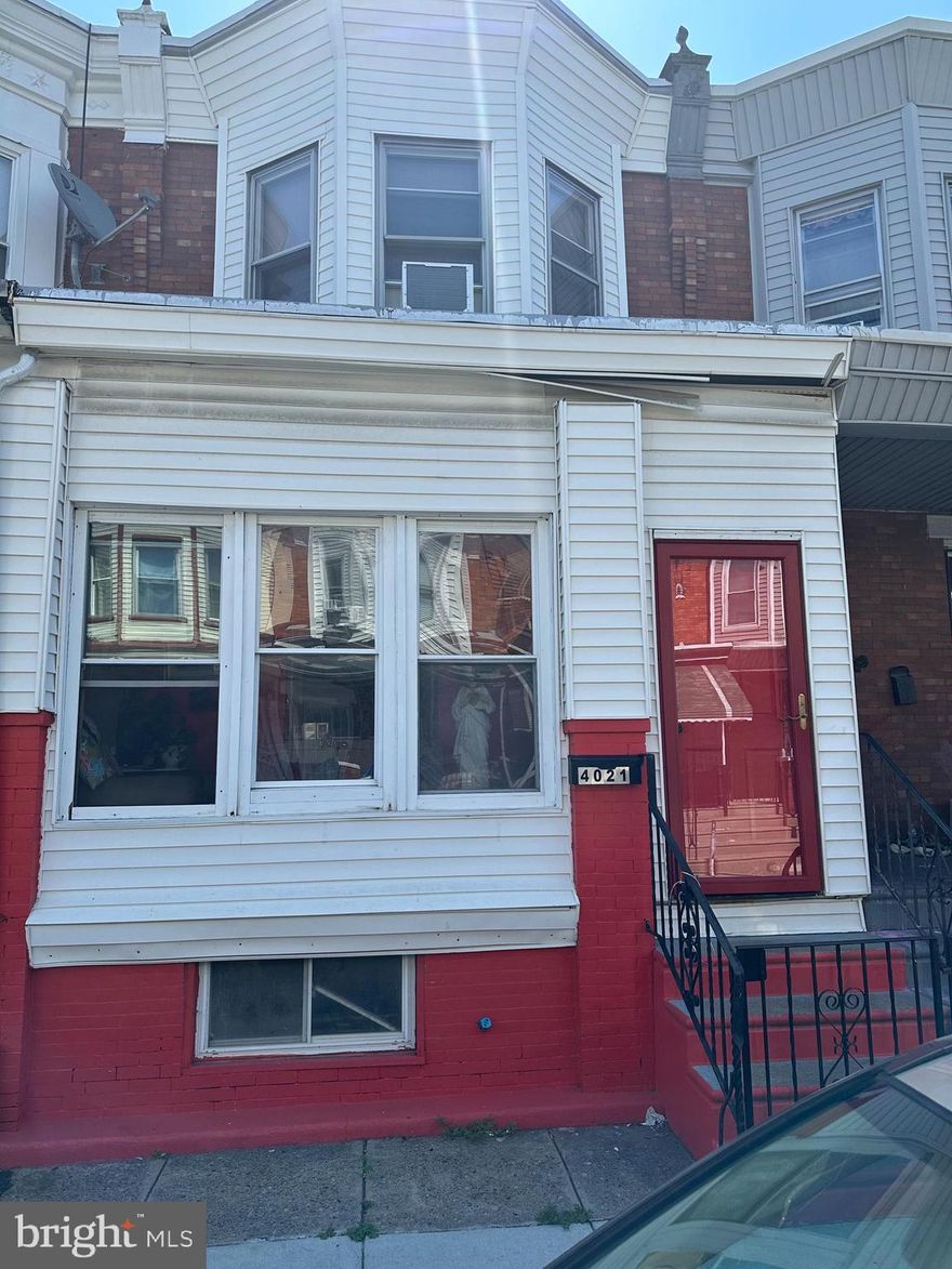 Take a look at this well-maintained row home in the Hunting Park Section of Philadelphia! This house is well-priced and won't last long! Enter through a niece-enclosed front porch where you can relax anytime, then walk to a very spacious living room. Follow that to a renovated kitchen with newer cabinets, and behind the kitchen area is a very convenient laundry room. On the second floor, you'll find three very spacious bedrooms and a comfortable bathroom.  ***Please note that this house requires minor TLC, such as some painting, particularly in the dining room and second-floor hallway, perfect for someone looking to try their DIY skills!