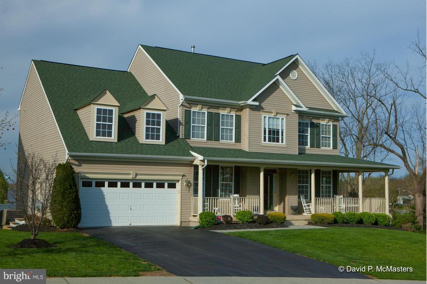 Big 5100 SF home in great location 1 mile west of Charles Town. Lots of high quality space on all 3 levels. 2c garage. Pristine condition. Established community,quiet street.. 5BR 4.5 ba, with huge Master, extra common rooms on main, fully finished walk out bsmt with  suite. Great kitchen, Big deck, fenced yard, wooded view.  EZ commute via Leesburg or MARC train to DC. Light, airy, comfy home.